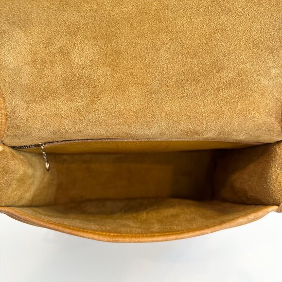 Vintage COACH Stewardess RARE Camel made in New York City late 70s or early 80s - Picture 9 of 16